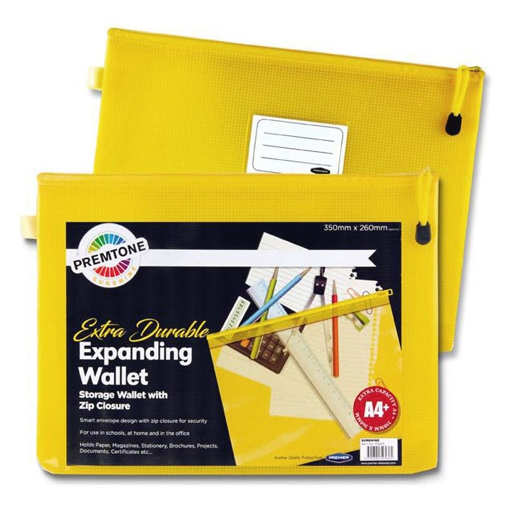 A4+ Extra Durable Mesh Wallet - Sunshine