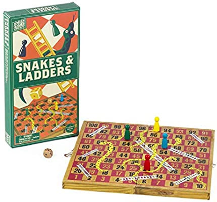 Wooden Games-Snakes and Ladders