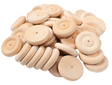 Wooden wheels 50 pcs Ø 50 mm