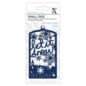 Small Dies (1pc) - Let It Snow Tag