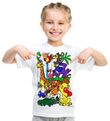 Splat Planet PYO T-Shirt: Zoo  (Size 7-8 Years) Years)
