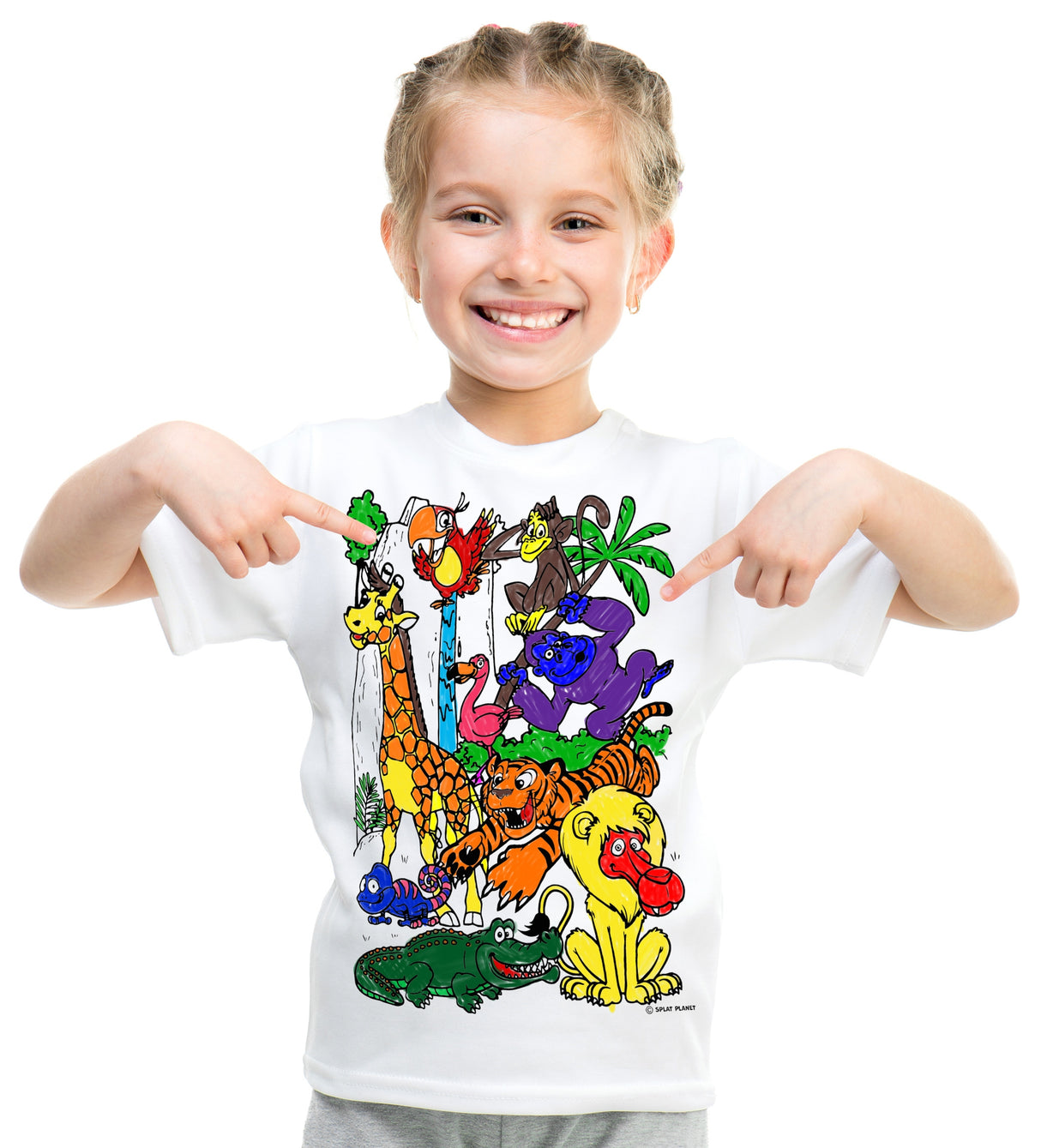 Splat Planet PYO T-Shirt: Zoo (Size 3-4 Years)